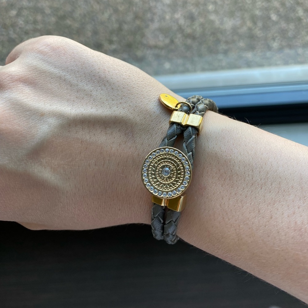 Henri Bendel Braided Leather Bracelet